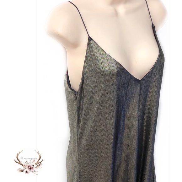House of Harlow Revolve Metallic Midi Dress NWT - Picture 6 of 8